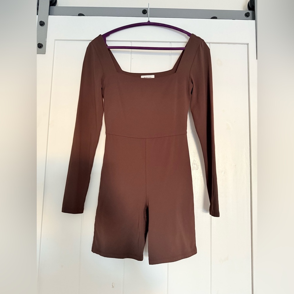 Babaton Chocolate Long Sleeve Top
